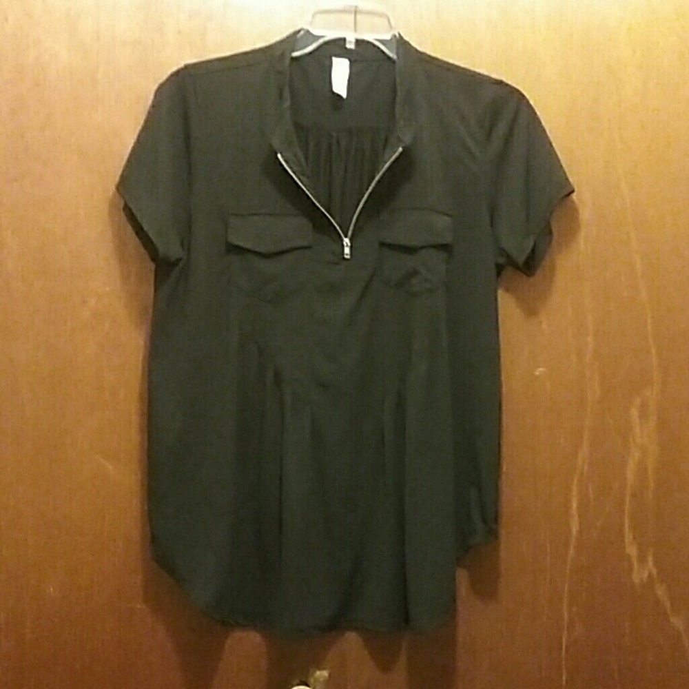 Ashley Blue black top